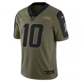 Miesten Los Angeles Chargers NFL Pelipaita Justin Herbert 10 Nike 2021 Salute to Service